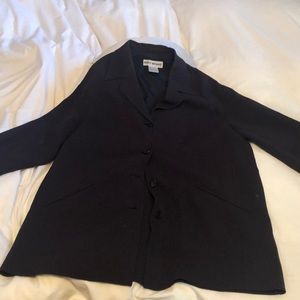 ISSEY MIYAKE WOOL CREPE Blazer